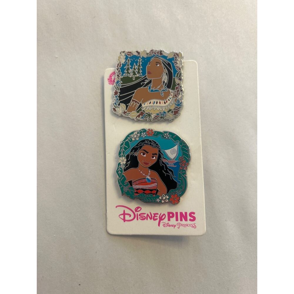 Disney Parks 2022 Princess Mystery Pin Pocahontas And Moana